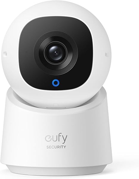 eufy Security Indoor Cam C210, Home Security Cameras, 1080p Resolution Security Camera with 360° PTZ, Plug-in Security Indoor Camera with 2.4G Wi-Fi, Human/Motion AI, Night Vision, AI Tracking