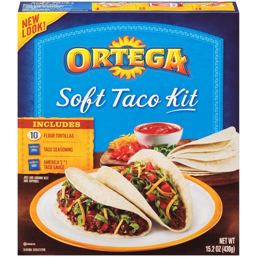 ORTEGA SOFT TACO DINNER KIT 15.2oz