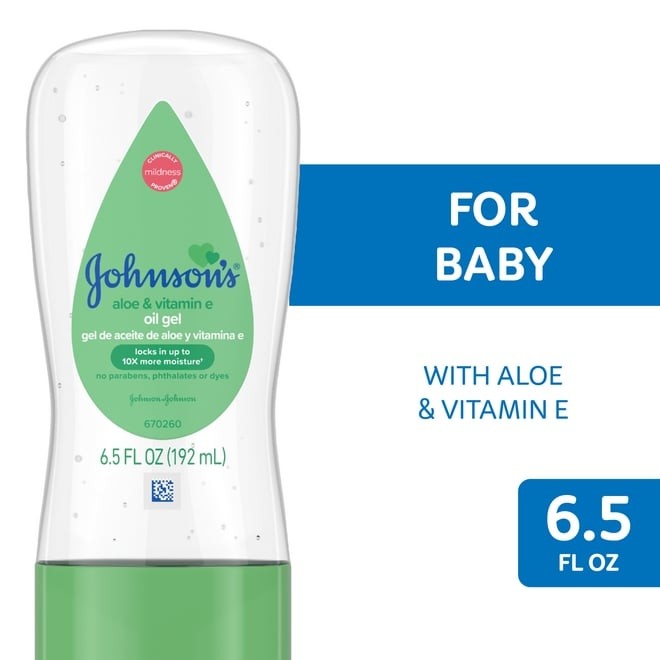 Johnson's Baby Oil Gel With Aloe & Vitamin E