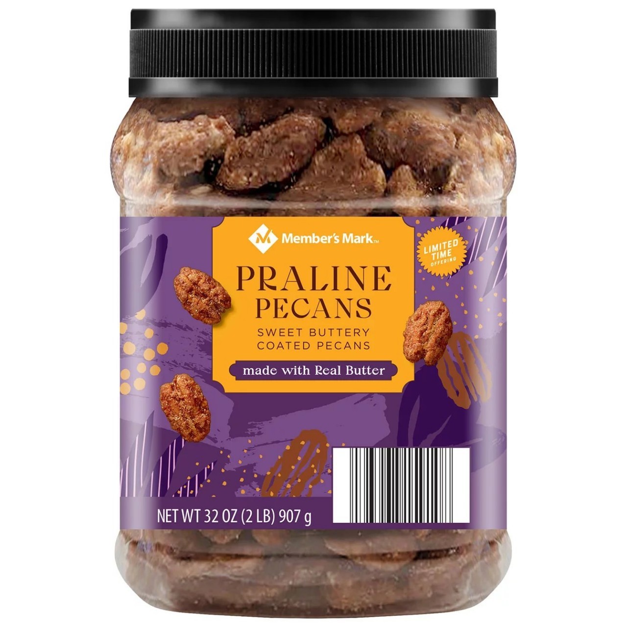 MEMBERS MARK PRALINE PECANS 32oz