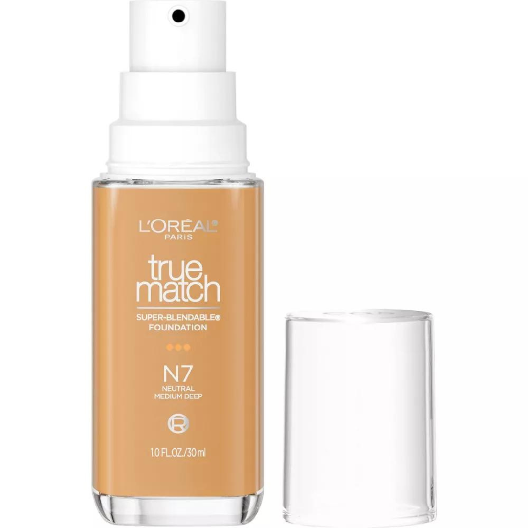 L'oreal True Match Super Blendable Foundation:N7 Neutral Medium Deep, 10oz