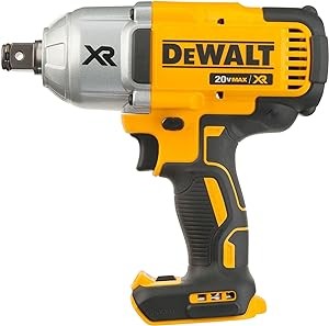 DEWALT 20V MAX* XR Cordless Impact Wrench with Hog Ring Pin Anvil, 3/4-Inch , Tool Only (DCF897B)