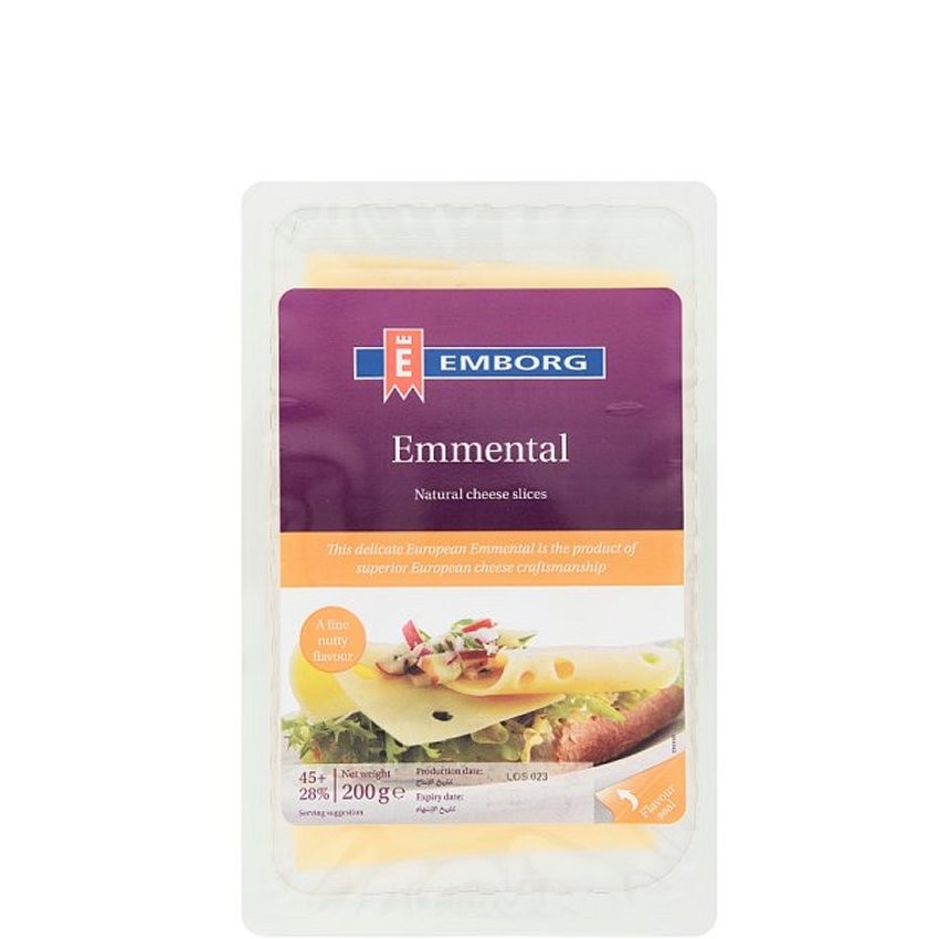 EMBORG EMMENTAL CHEESE 200g