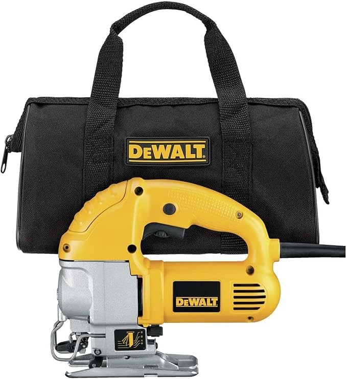 DEWALT Jig Saw, Top Handle, 5.5-Amp, Corded (DW317K) , Yellow