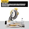 DEWALT 12-Inch Miter Saw, 15-Amp, Single Bevel, Compound (DWS715)