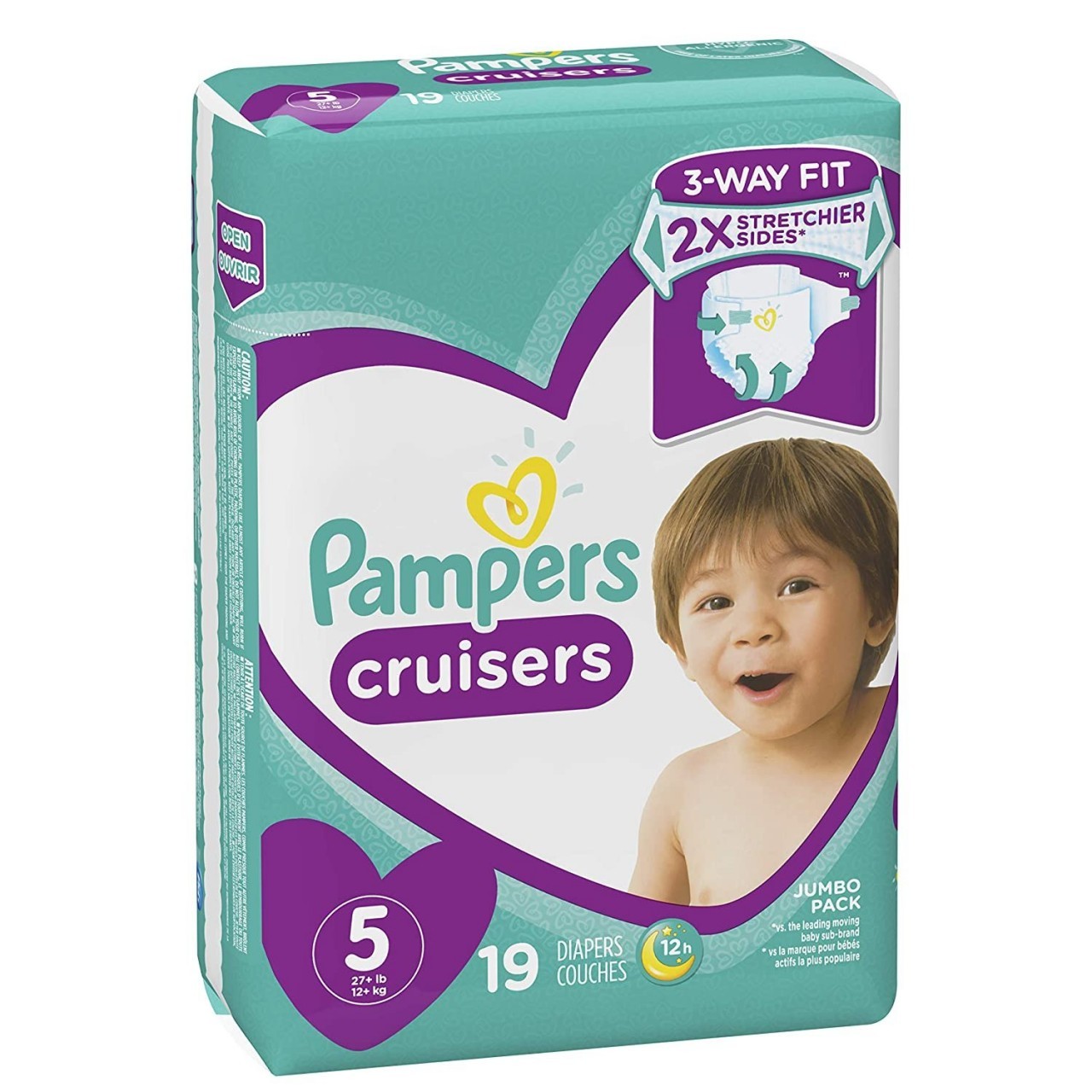 PAMPERS CRUISERS JUMBO #5 19s