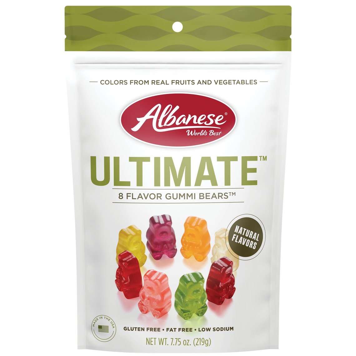 ALBANESE GUMMI BEARS 8 FLAVOR 219g