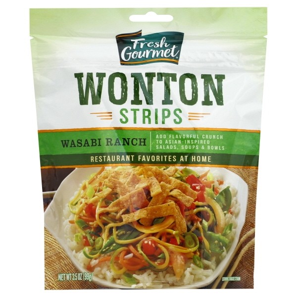 FRESH GOURMET WONTON WASABI RNCH 3.5oz