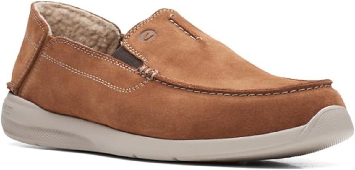 Clarks Mens Gorwin Step : Cola Suede