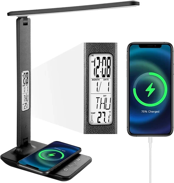 Yeslights LED Desk Lamp with Wireless Charger
