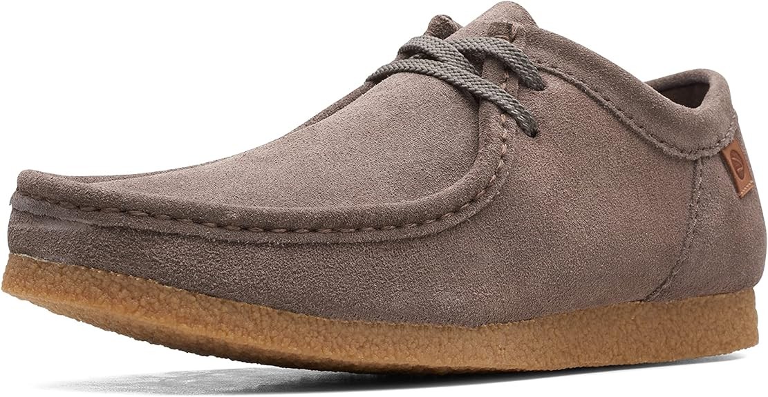 Clarks Men's Shacre Ii Run Shoes Moccasin (Taupe Suede)