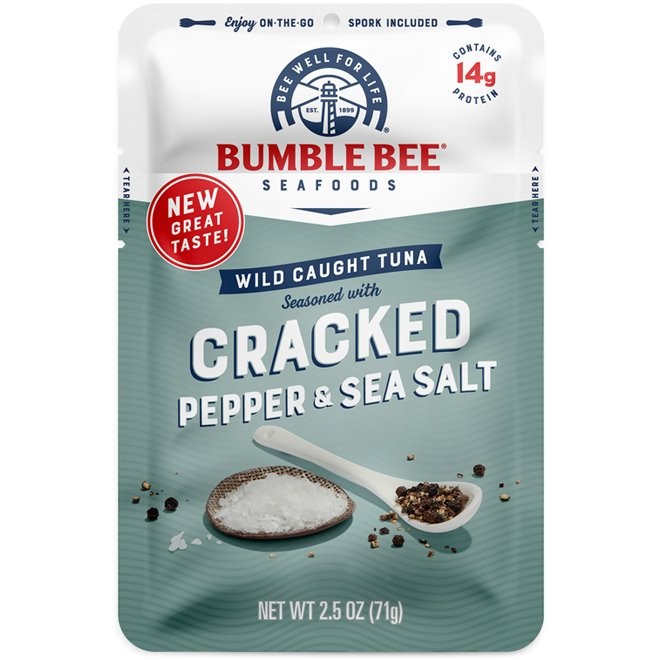 BUMBLE BEE TUNA CRACK PEPPER SALT 2.5oz