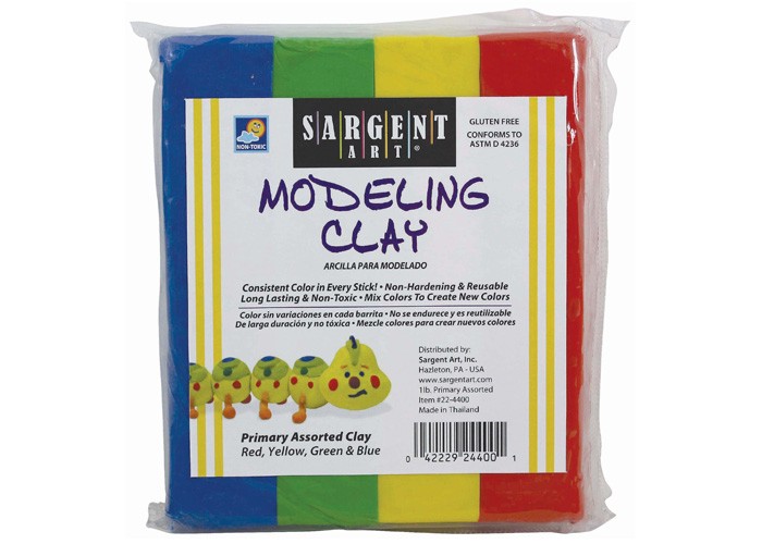 Sargent Art 22-4400 Non Hardening Modeling Clays.