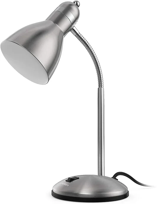 LEPOWER Metal Desk Lamp, Adjustable Goose Neck Table Lamp, Eye-Caring Study Desk