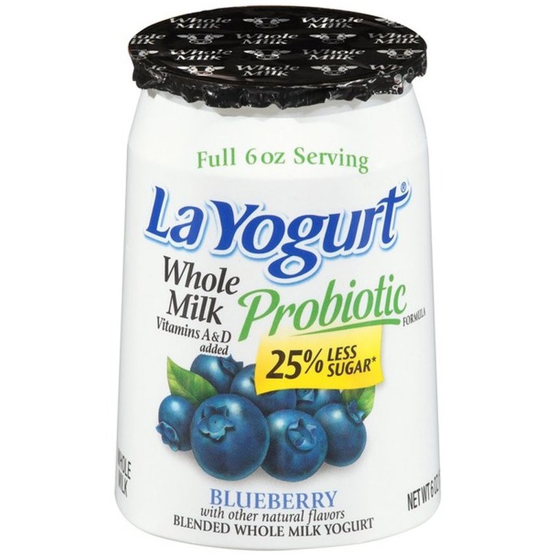 LA YOGURT WHOLE MILK BLUEBERRY 6oz