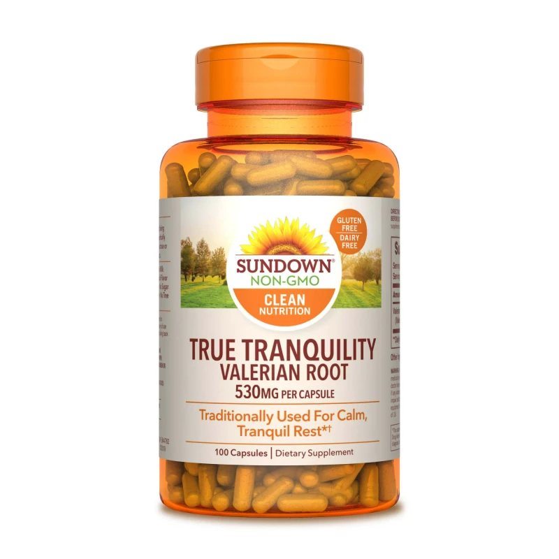 Sundown Naturals® Valerian Root Whole Herb 530 mg, 100 Capsules