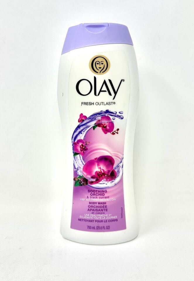 Olay Fresh Outlast Soothing Orchid & Black Currant Body Wash, 23.6 fl oz