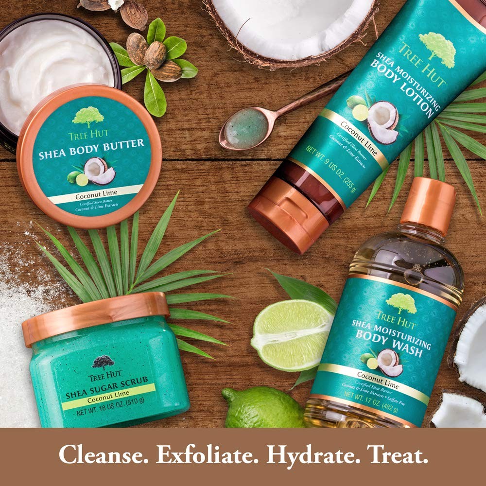 Treehut Wash Coconut Lime 17 oz