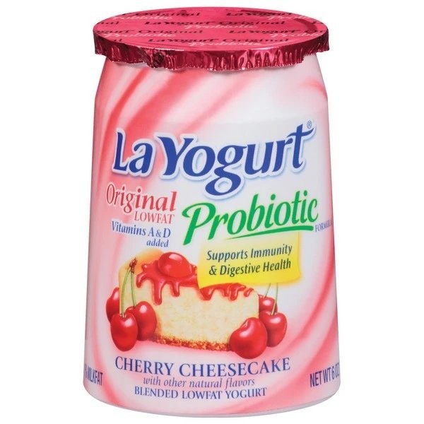 LA YOGURT LOW FAT CHERRY CHEESECAKE 6oz