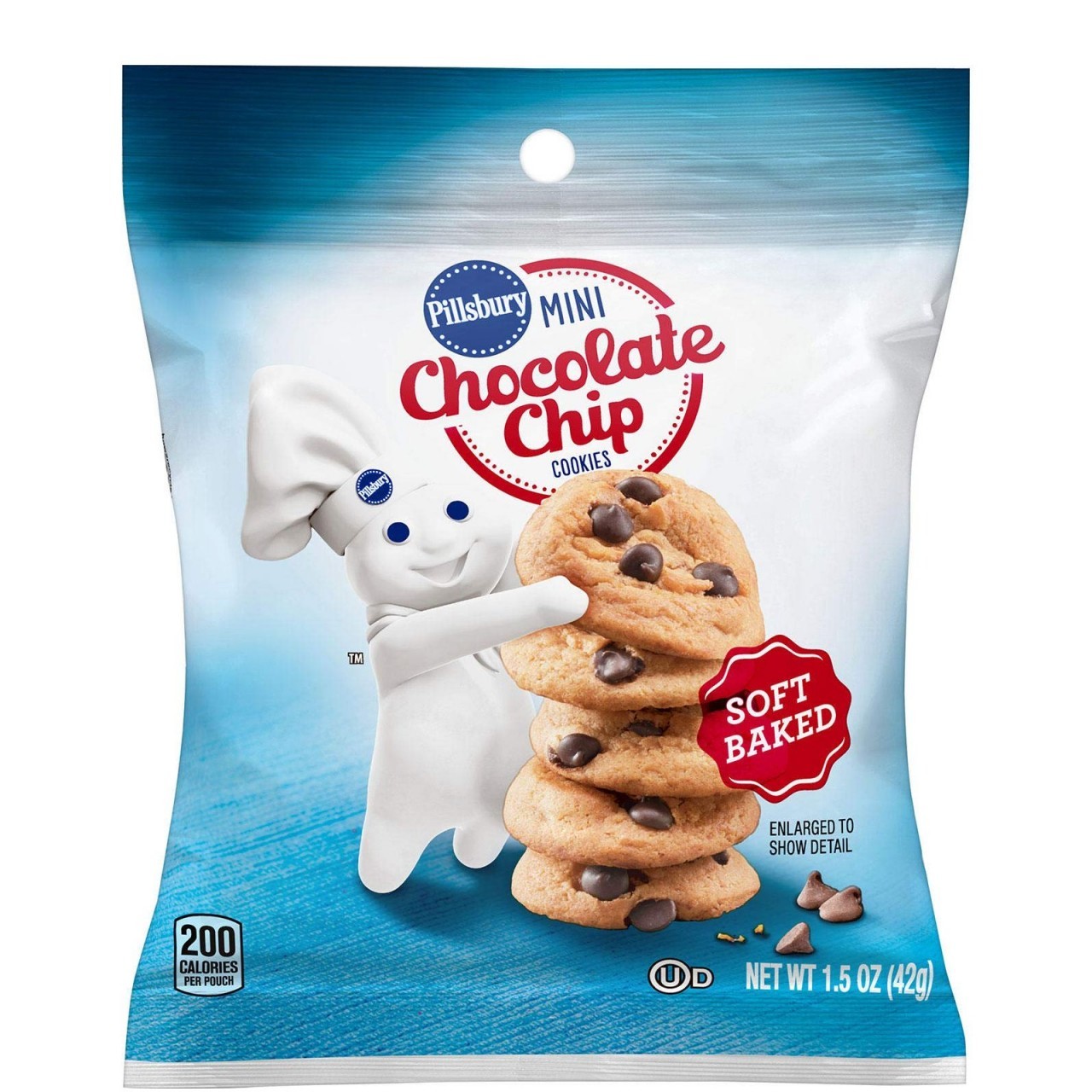 PILLSBURY COOKIES MINI CHOCOLATE CHIP 42