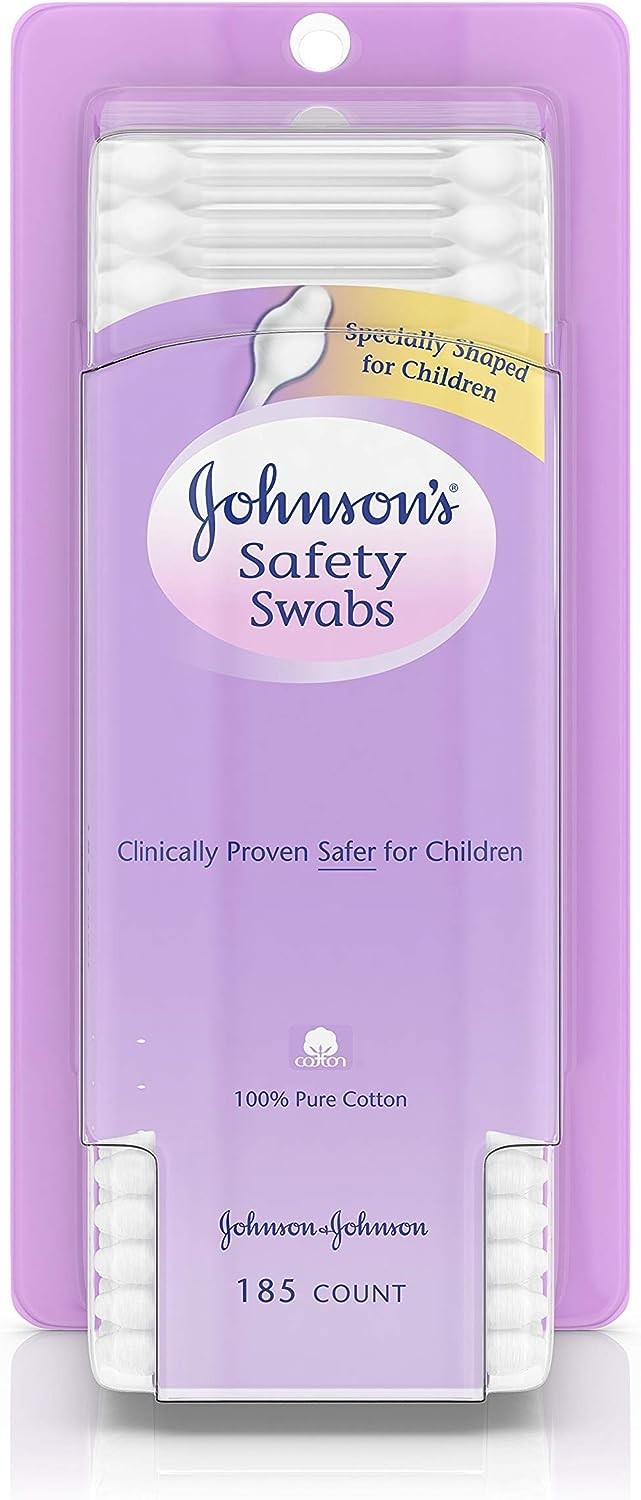 Johnson's Safety Swabs 185's