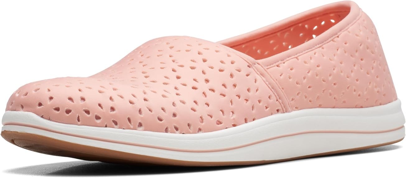 Clarks Womens Breeze Emily(Peach Synthetic)