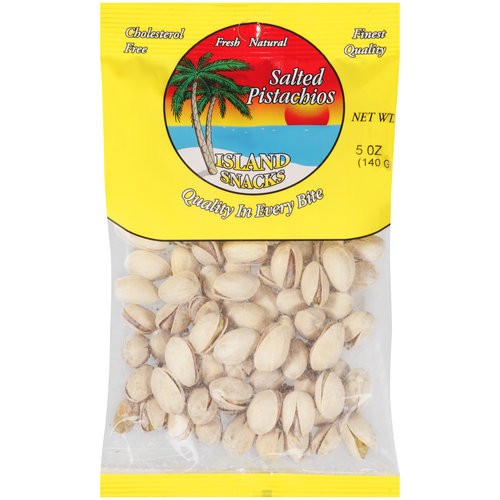 ISLAND SNACKS PISTACHIOS 6oz