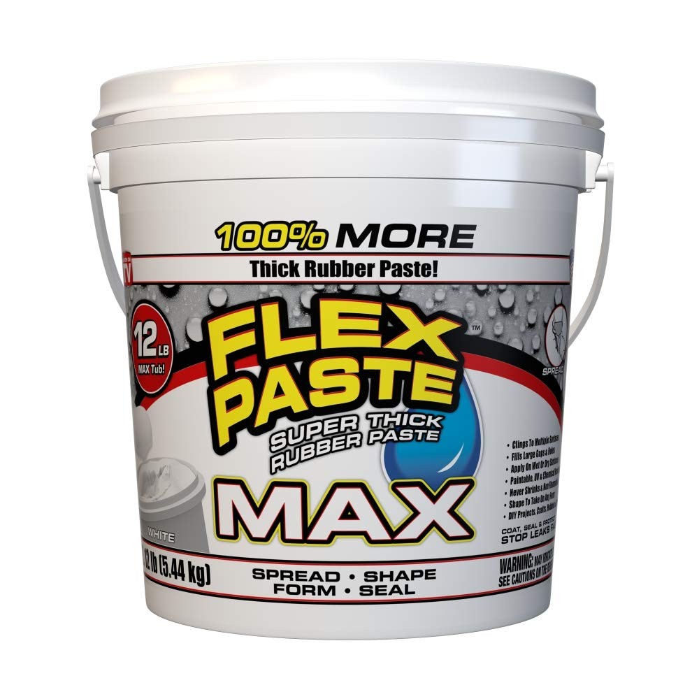 12 lb. White Rubberized Water - Resistant Flex Paste