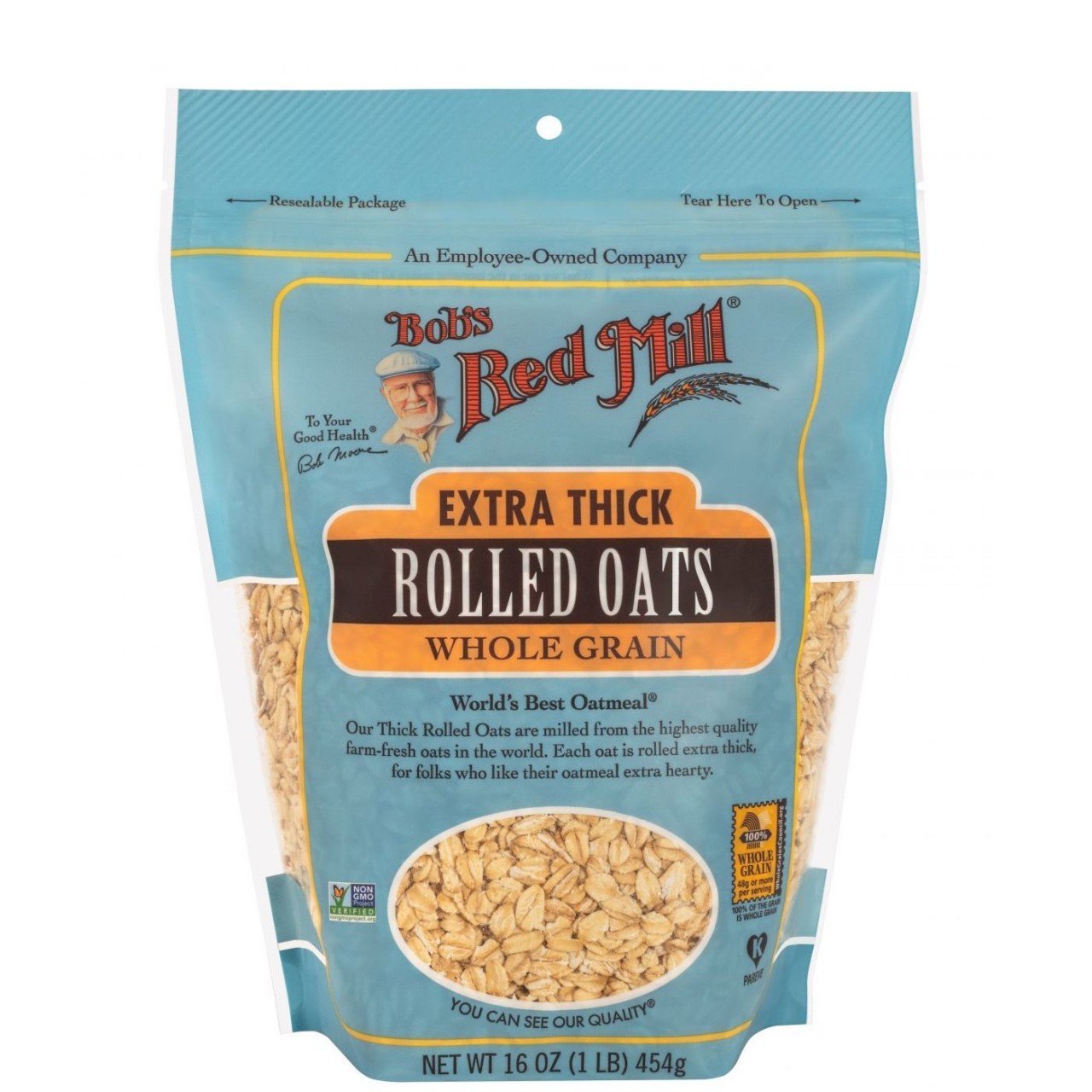BOBS RED MILL OATS ROLLED THICK 16oz