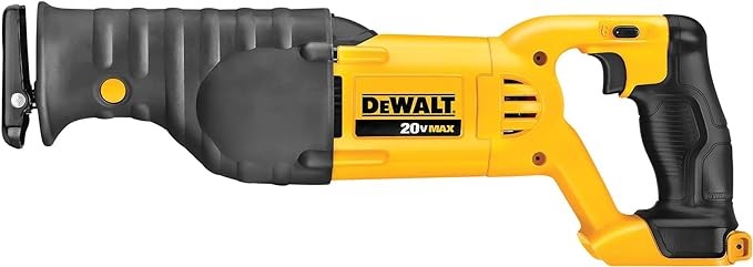 DEWALT 20V MAX Reciprocating Saw, 3,000 Strokes Per Minute, Variable Speed Trigger, Bare Tool Only (DCS380B)