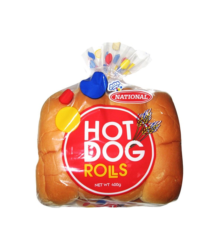 NATIONAL HOT DOGS ROLLS 400G