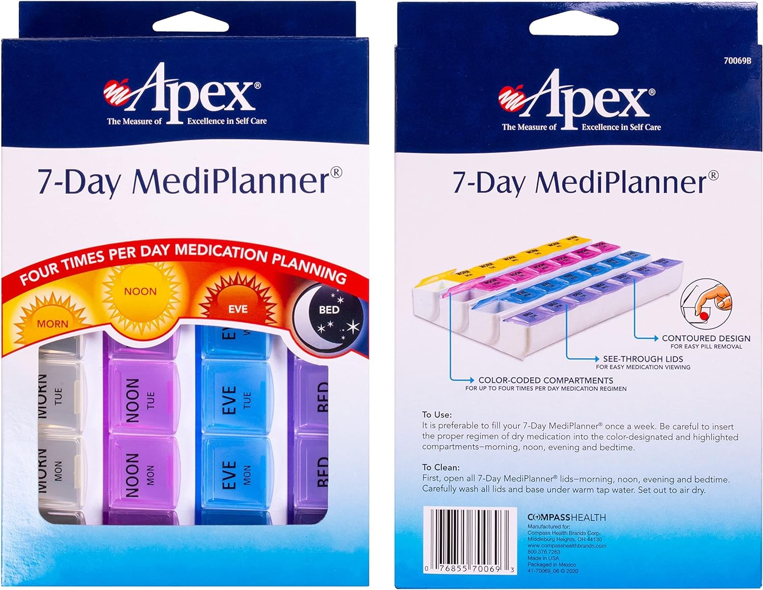 Apex 7-Day MediPlanner