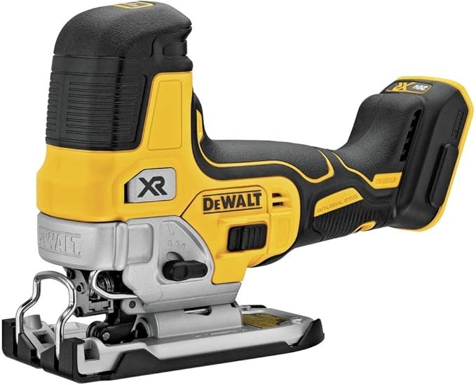 DEWALT 20V MAX Jig Saw, Cordless, Barrel Grip, 3,200 Blade Speed, Bare Tool Only (DCS335B)