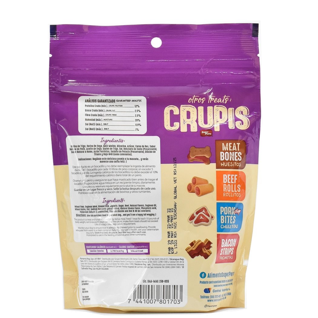 CRUPIS BEEF BITES 170g