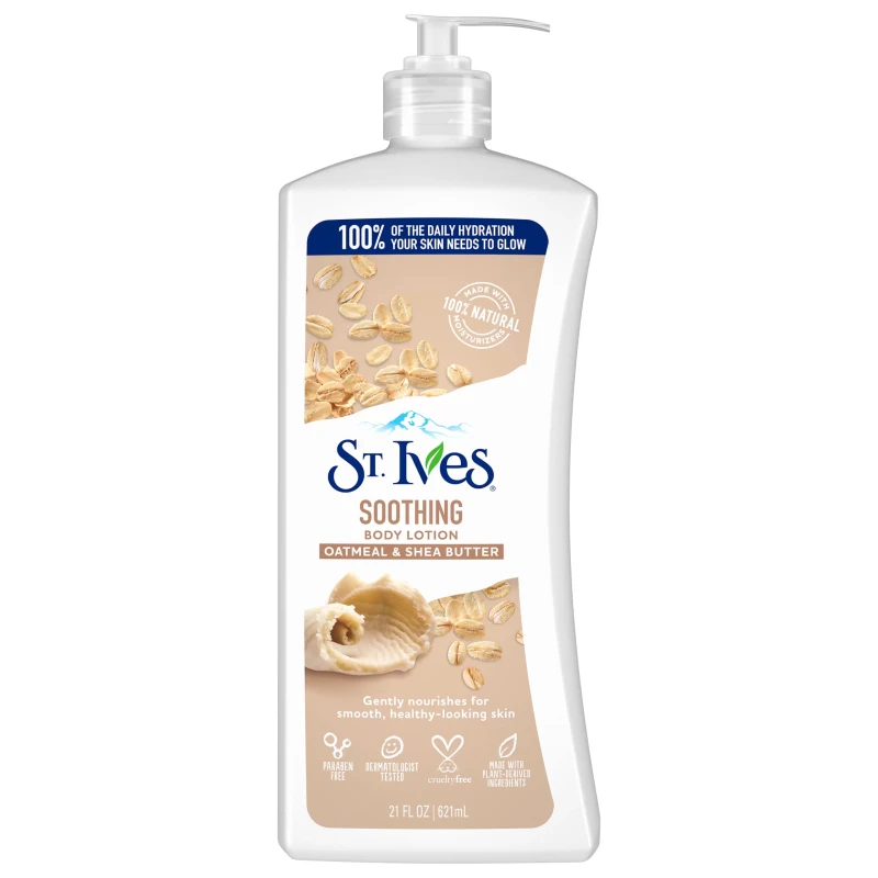 ST. IVES OATMEAL & SHEA BUTTER SOOTHING BODY LOTION 621ml
