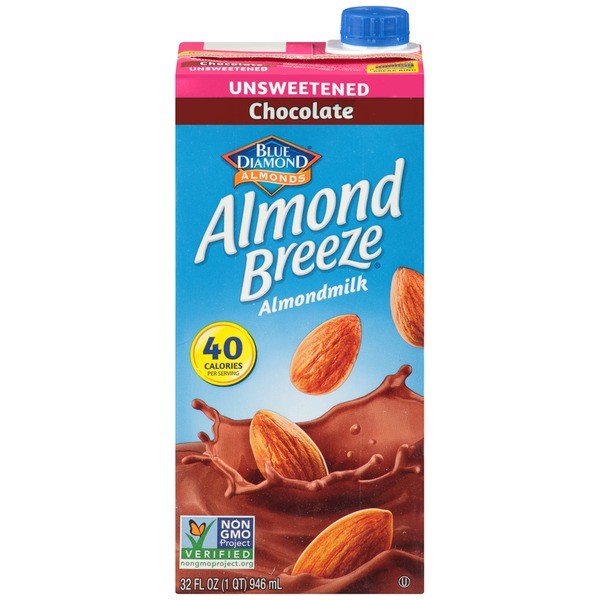 BLUE DIAMOND A/BREEZE CHOC UNSWT 32oz