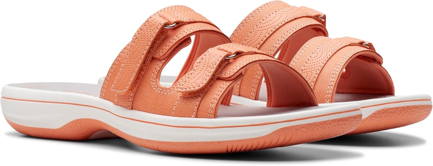 Clarks Womens Breeze Piper (Tangerine/Pop)