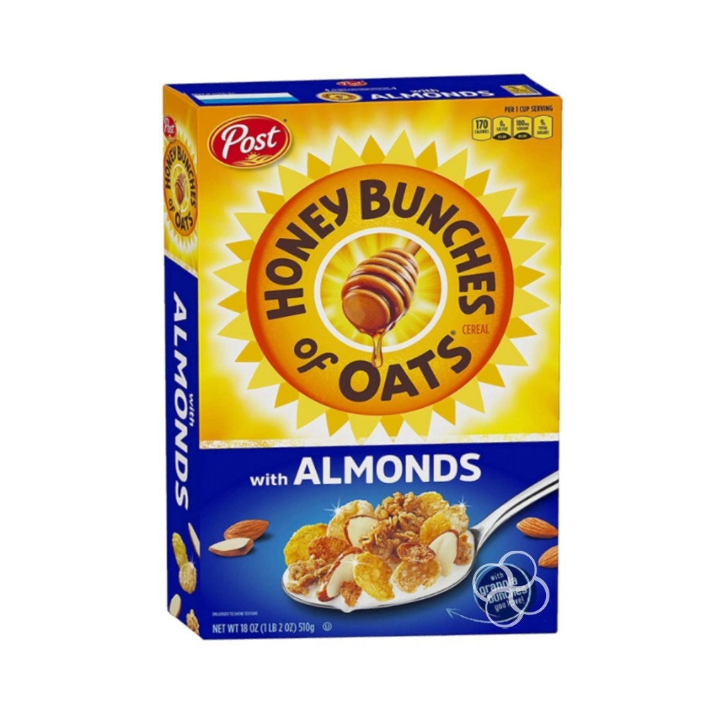 POST HONEY BUNCHES OF OATS W/ALMONDS 510G