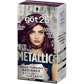 Got2b Metallics Permanent Hair Color Amethyst Chrome