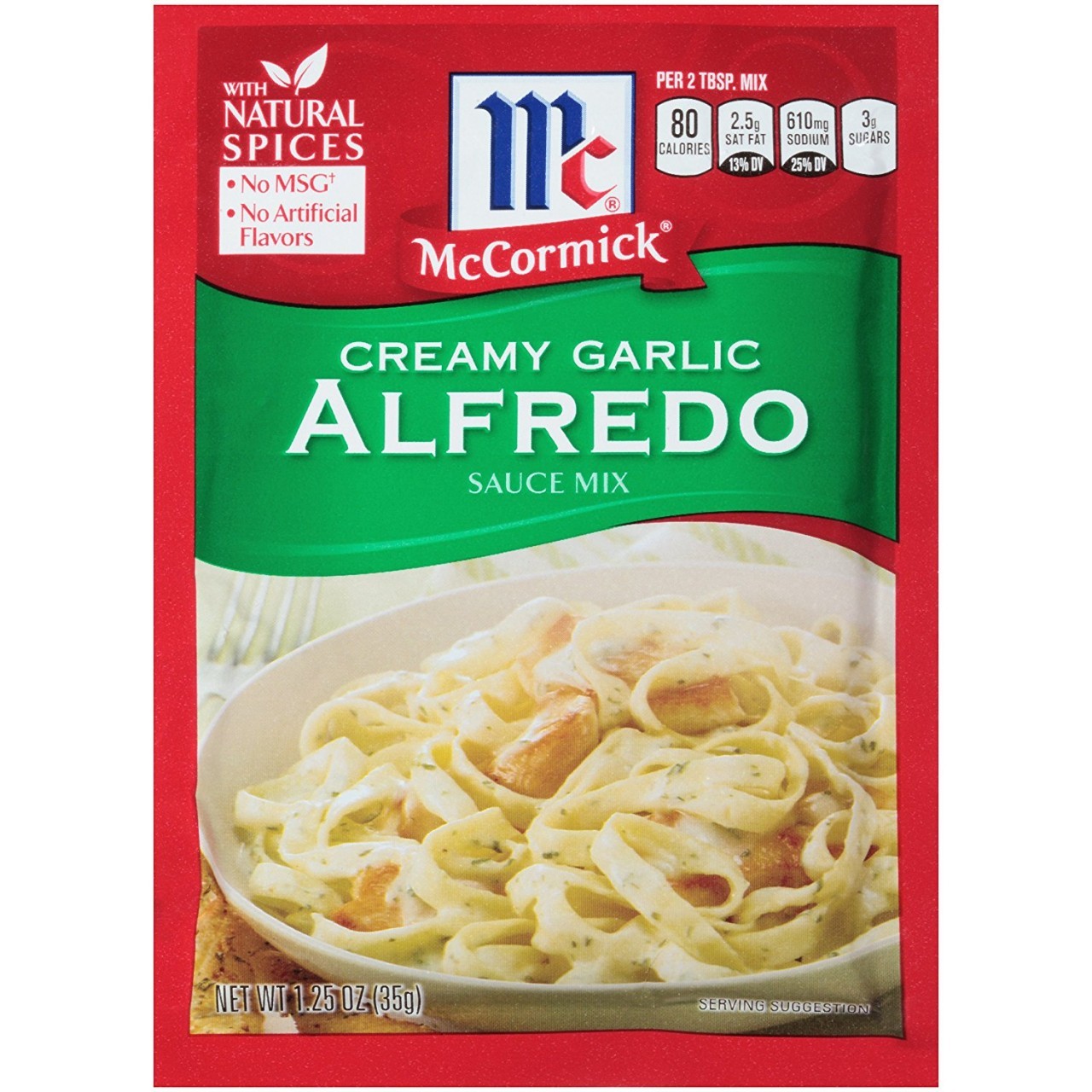 McCORMICK SAUCE PASTA ALFREDO 24g