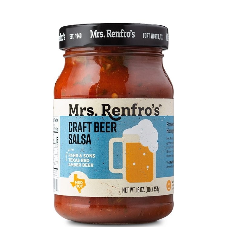 MRS RENFROS SALSA TEXAS AMBER 16oz