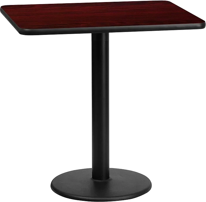 Flash Furniture 36'' Square Black Laminate Table Set with X-Base