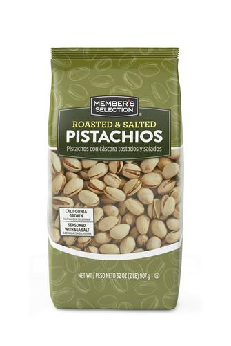 Member's Selection Roasted and Salted Pistachios 907 g / 32 oz