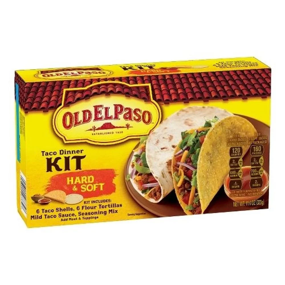 OLD EL PASO TACO KIT HARD SOFT 323g