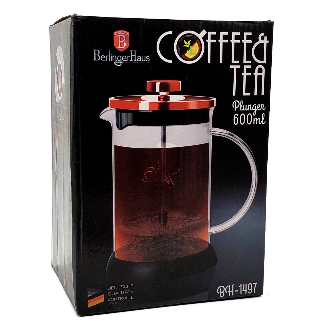 BERLINGER HAUS COFFEE PLUNGER 600ml