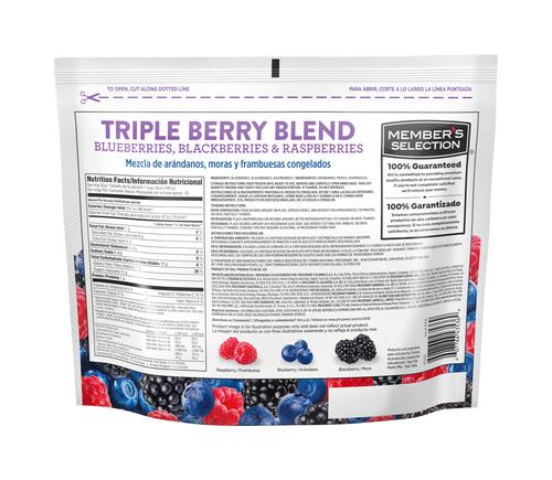 Member's Selection Triple Berry Blend 4 Units / 454 g / 1 lb