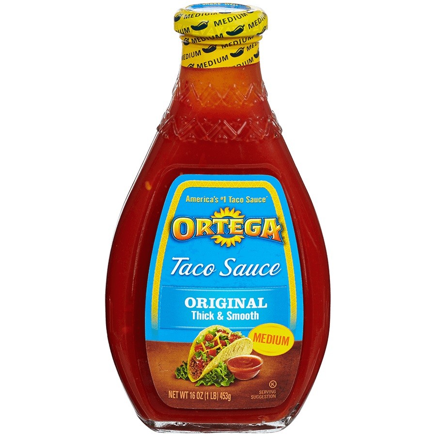 ORTEGA TACO SAUCE ORIGINAL MEDIUM 16oz