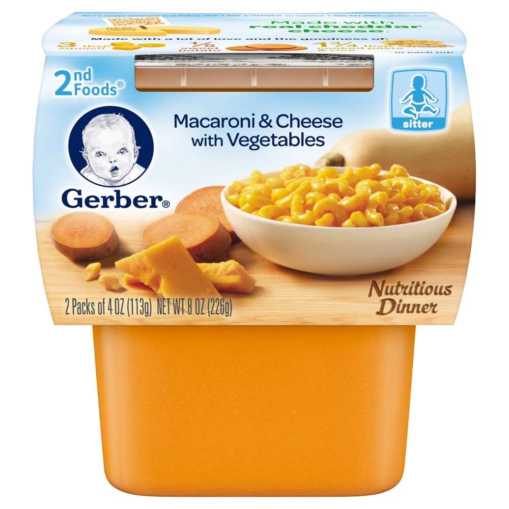 GERBER 2 MACARONI & CHEESE 2x113g