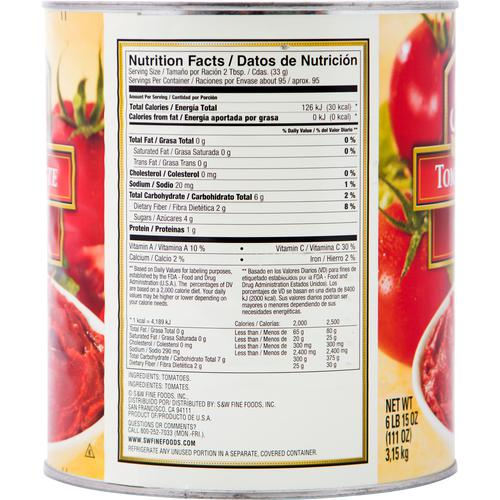 S&W Thick and Rich Tomato Paste 111 oz