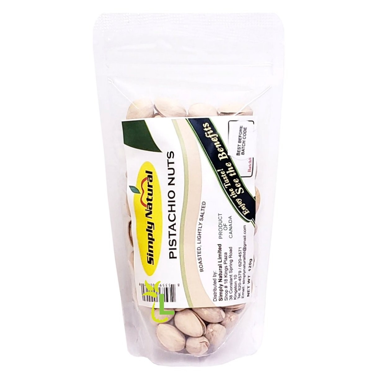 SIMPLY NATURAL PISTACHIOS 120g